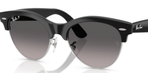 Lenti originali Ray-Ban RB2341 Clubmaster Way, colore M3 · Polarizzato grigio sfumato