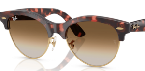 Lenti originali Ray-Ban RB2341 Clubmaster Way, colore 51 · Marrone chiaro sfumato