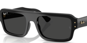 Lenti originali Ray-Ban RB4454 Flacko, colore 48 · Nero polarizzato
