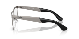 Aste originali Ray-Ban RB3875V Frank, colore 3192 · Sandblasted gunmetal
