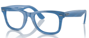 Ray-Ban RX4340V WAYFARER EASE, colore 8384 · Fotocromatico striato blu