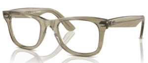 Ray-Ban RX4340V WAYFARER EASE, colore 8381 · Fotocromatico striato grigio