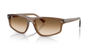 Ray-Ban 2225, colore 664051 · Trasparente marrone chiaro