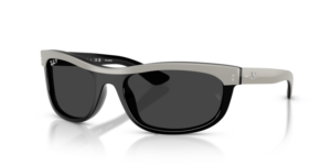 Ray-Ban 2489 BALORAMA, colore 144248 · Grigio su nero