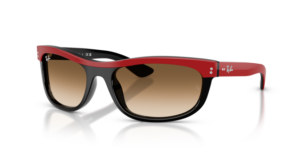 Ray-Ban 2489 BALORAMA, colore 955/51 · Rosso su nero