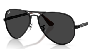 Lenti originali LENSESRB9707S Aviator Max, colore 48 · Nero polarizzato