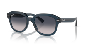 Ray-Ban 4398 ERIK, colore 667678 · Opal blu scuro