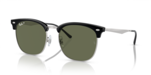Ray-Ban 4418D, colore 66709A · Nero su argento