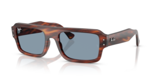 Ray-Ban 4454 FLACKO, colore 139856 · Striato avana