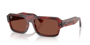 Ray-Ban 4454 FLACKO, colore 1452C5 · Avana rosso