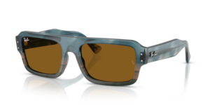 Ray-Ban 4454 FLACKO, colore 145333 · Avana blu