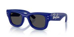 Ray-Ban 4940B - WAYFARER PUFFER, colore 686087 · Blu & strass