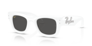 Ray-Ban 4940B - WAYFARER PUFFER, colore 686387 · Bianco & strass