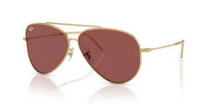 Ray-Ban R0101S AVIATOR REVERSE, colore 001/69 · Arista oro