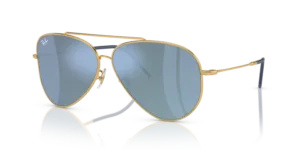 Ray-Ban R0101S AVIATOR REVERSE, colore 001/GA · Arista oro
