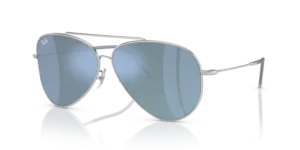 Ray-Ban R0101S AVIATOR REVERSE, colore 003/GA · Argento
