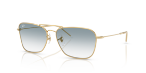 Ray-Ban R0102S CARAVAN REVERSE, colore 001/79 · Arista oro
