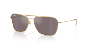 Ray-Ban R0102S CARAVAN REVERSE, colore 001/LB · Arista oro
