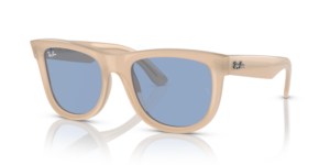 Ray-Ban R0502S WAYFARER REVERSE, colore 678072 · Opal beige & honey
