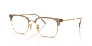 Ray-Ban RX7216 NEW CLUBMASTER, colore 8471 · Beige su oro