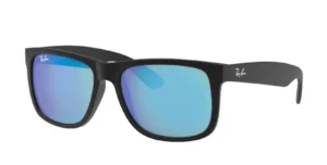 Ray-Ban 4165 JUSTIN, colore 622/55 · Rubber nero