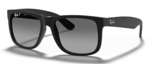 Ray-Ban 4165 JUSTIN, colore 622/T3 · Rubber nero