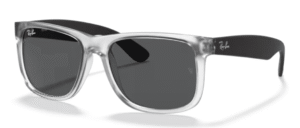 Ray-Ban 4165 JUSTIN, colore 651287 · Trasparente