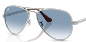Lenti originali LENSESRB9707S Aviator Max, colore 3F · Trasparente sfumato blu