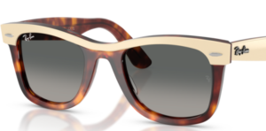 Lenti originali Ray-Ban RB2240 Wayfarer, colore 71 · Sfumato grigio