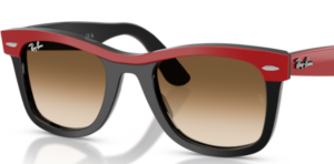 Lenti originali Ray-Ban RB2240 Wayfarer, colore 51 · Trasparente gradien marrone