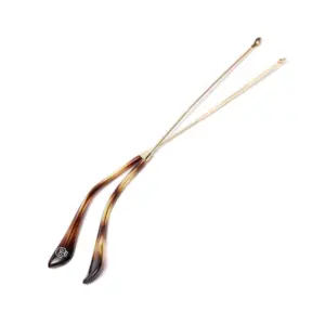 Aste compatibili per Ray-Ban, gold (tortoise tips)