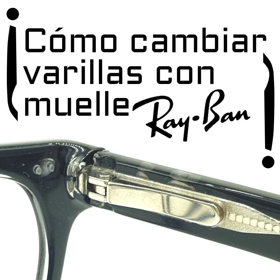 Come cambiare le aste Ray-Ban con cerniera flex (a molla)