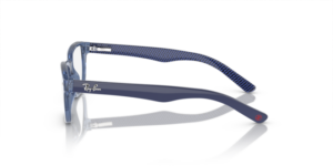 Aste originali Ray-Ban RB1555, colore 3977 · Trasparente blu